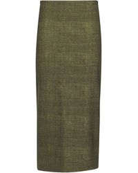 Philosophy Di Lorenzo Serafini - Military Midi Skirt Polyamide, Elastane - Lyst