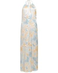 Erika Cavallini Semi Couture - Maxi Dress Silk - Lyst