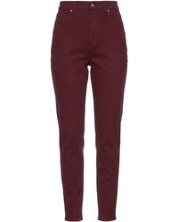 Kiton - Burgundy Jeans Cotton, Cashmere, Elastane - Lyst
