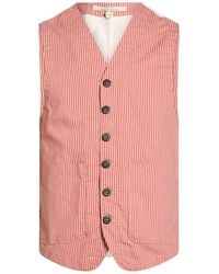 Messagerie - Patrizio Piscaglia Antique Rose Tailored Vest Cotton, Polyester - Lyst