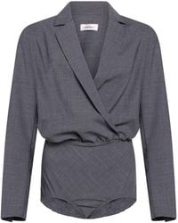 Ottod'Ame - Bodysuit Polyester, Virgin Wool, Elastane - Lyst