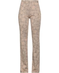 Kontatto - Camel Pants Polyester, Viscose, Elastane - Lyst