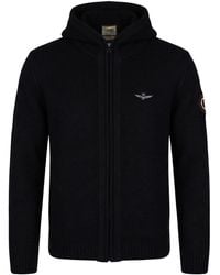 Aeronautica Militare - Cardigan Wool, Nylon - Lyst