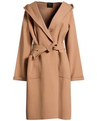 BRERAS Milano - Camel Coat Polyester - Lyst