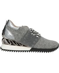 Le Silla - Sneakers Leather, Textile Fibers - Lyst