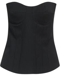 FEDERICA TOSI - Top Polyester, Virgin Wool, Elastane - Lyst