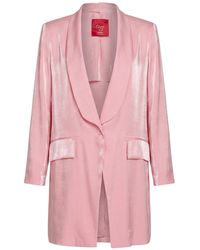 Co.Go - Overcoat & Trench Coat Viscose, Polyester - Lyst