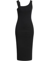 Versace Jeans Couture - Vestido midi - Lyst