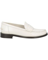 Ferragamo - Cream Loafers Calfskin - Lyst