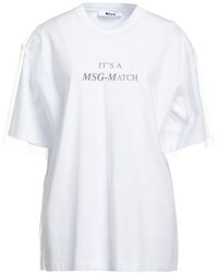 MSGM - T-shirt - Lyst