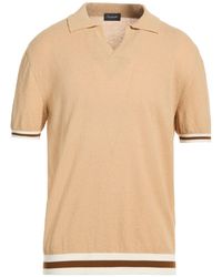 Drumohr - Sand Polo Shirt Cotton, Polyamide - Lyst