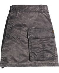 Alpha Industries - Charcoal Mini Skirt Nylon - Lyst