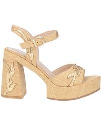 Jeannot - Sand Sandals Natural Raffia - Lyst