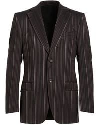 Versace - Blazer Wool, Polyester, Elastane - Lyst