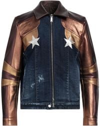 DSquared² - Denim Outerwear Cotton, Elastane, Leather - Lyst