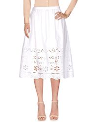 RED Valentino Gonna longuette - Bianco