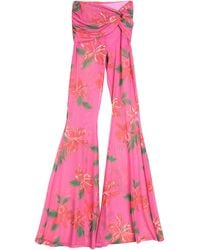 Pinko - Fuchsia Pants Polyester, Elastane - Lyst