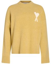 Ami Paris - Sweater Alpaca Wool, Wool, Polyamide, Elastane - Lyst