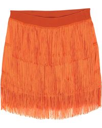 No Secrets Mini Skirt - Orange