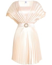 DOUBLE C - Mini Dress Polyester, Nylon, Elastane - Lyst