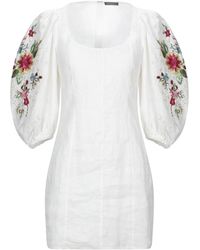 WANDERING Short Dress - White