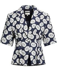 Paul & Joe - Midnight Blazer Viscose, Linen - Lyst
