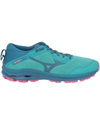 Mizuno - Wave Rider Tt Wos Emerald Sneakers Synthetic Material, Textile Fibers - Lyst