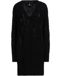 Ermanno Scervino - Mini Dress Virgin Wool, Acrylic, Glass - Lyst