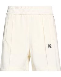 Palm Angels - Ivory Shorts & Bermuda Shorts Polyester - Lyst