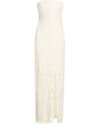 TOTEME - Ivory Maxi Dress Viscose - Lyst