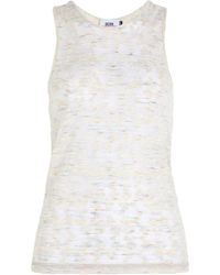 Gcds - Tank Top Cotton, Polyamide, Acrylic - Lyst