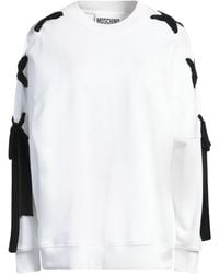 Moschino - Couture Sweatshirt Cotton, Silk - Lyst