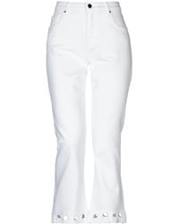 Victoria, Victoria Beckham Denim Trousers - White