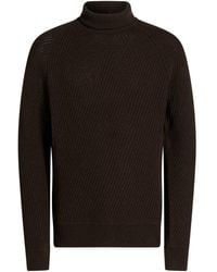 Paolo Pecora - Dark Turtleneck Wool, Polyacrylic - Lyst