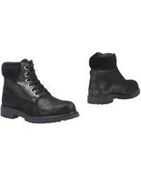 Lumberjack - Ankle Boots Soft Leather, Textile Fibers - Lyst