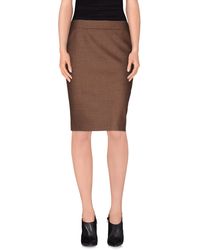 ESCADA Knee Length Skirt - Brown