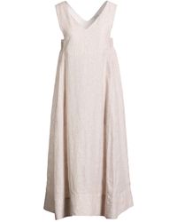 Peserico - Midi Dress Linen - Lyst