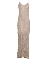 Masnada - Maxi Dress Polyester, Viscose - Lyst