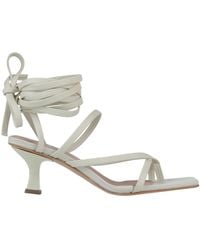 Divine Follie - Ivory Thong Sandal Leather - Lyst