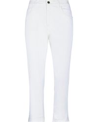 Marani Jeans Denim Trousers - White