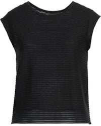 Emporio Armani - Top Polyester, Elastane - Lyst
