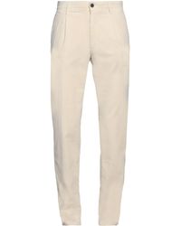 Incotex - Ivory Pants Cotton, Elastane - Lyst