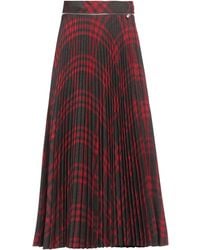 Burberry - Midi Skirt Polyester, Wool - Lyst