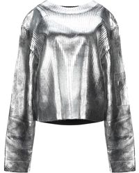 MM6 by Maison Martin Margiela Pullover - Mettallic