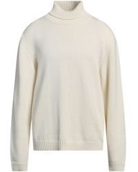 Zanone - Ivory Turtleneck Virgin Wool - Lyst