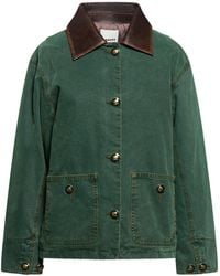 Sandro - Denim Outerwear Cotton, Lambskin, Polyester - Lyst