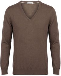 Paolo Pecora - Taupe Sweater Wool - Lyst