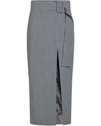 Marella - Midi Skirt Polyester, Viscose, Elastane - Lyst
