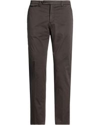 Paoloni - Dark Pants Cotton, Elastane - Lyst