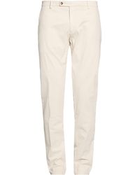 Berwich - Cream Pants Cotton, Elastane - Lyst